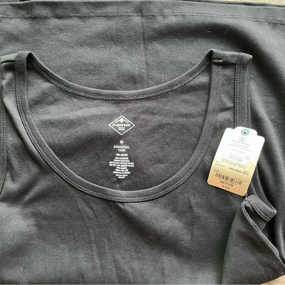 NWT St. John’s Bay Tank Top • Black - Picture 8 of 15